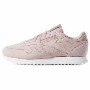 Reebok Classic Leather Ripple Turnschuhe Damen - Rosa/Weiß - DE 287-YAN